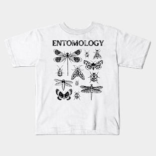 Entomology Vintage Bugs Kids T-Shirt